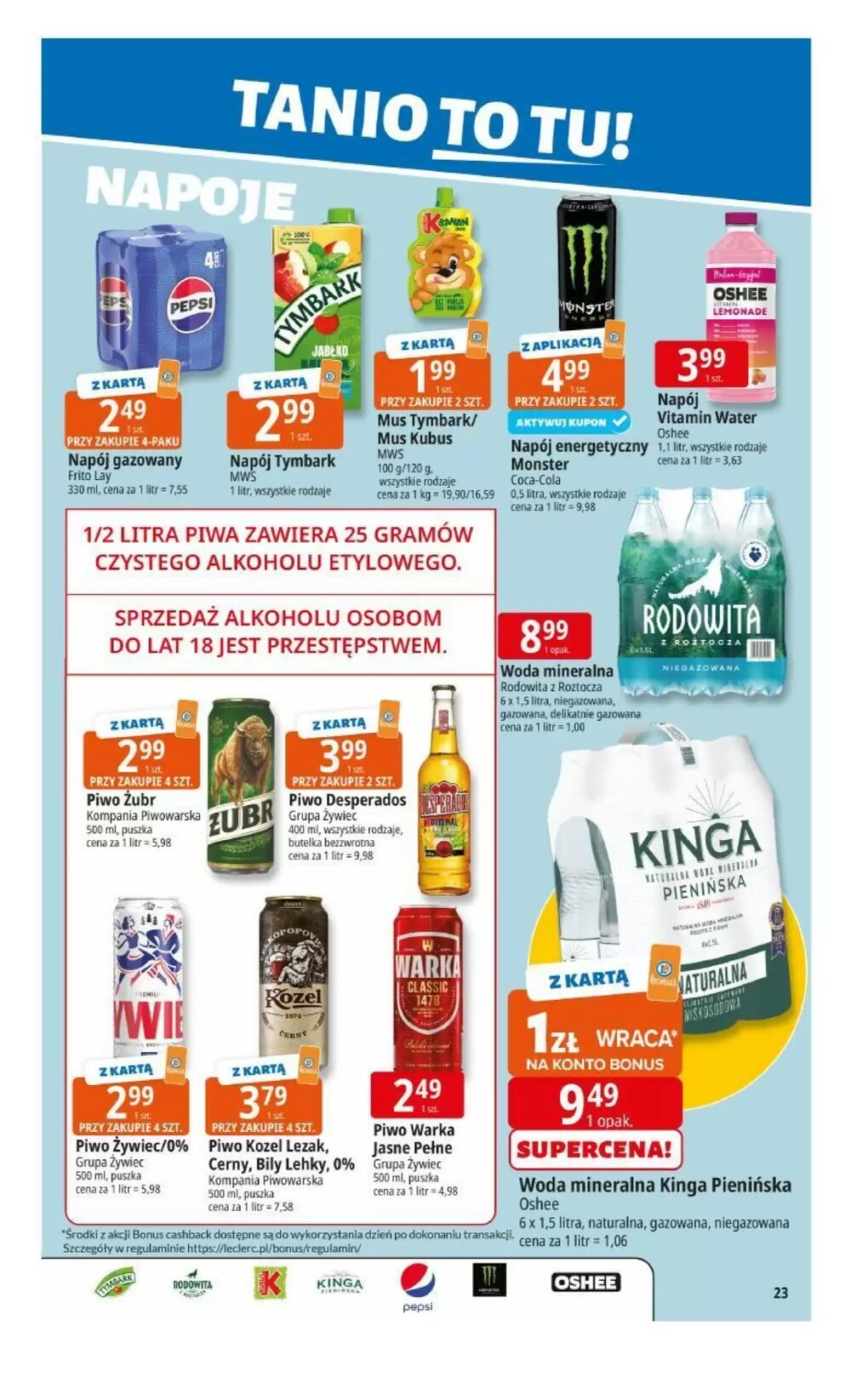 Gazetka promocyjna E.Leclerc ważna od 07.01.2026 - Strona 23.