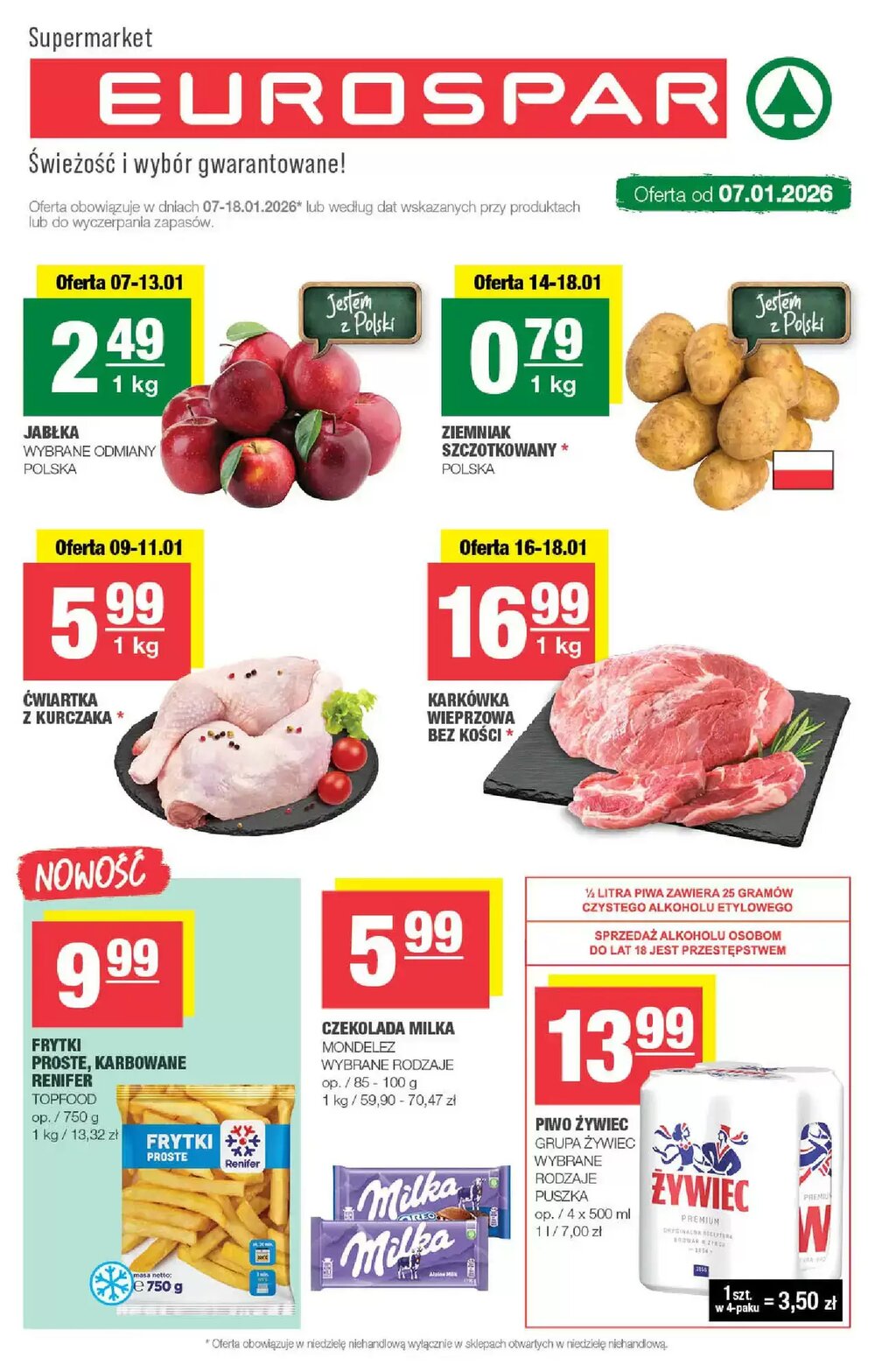Gazetka promocyjna Eurospar  ważna od 07.01.2026 - Strona 1.