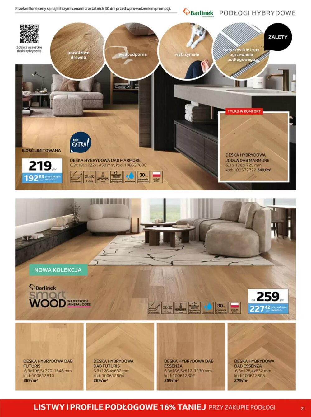 Gazetka promocyjna Komfort  ważna od 07.01.2026 - Strona 21.