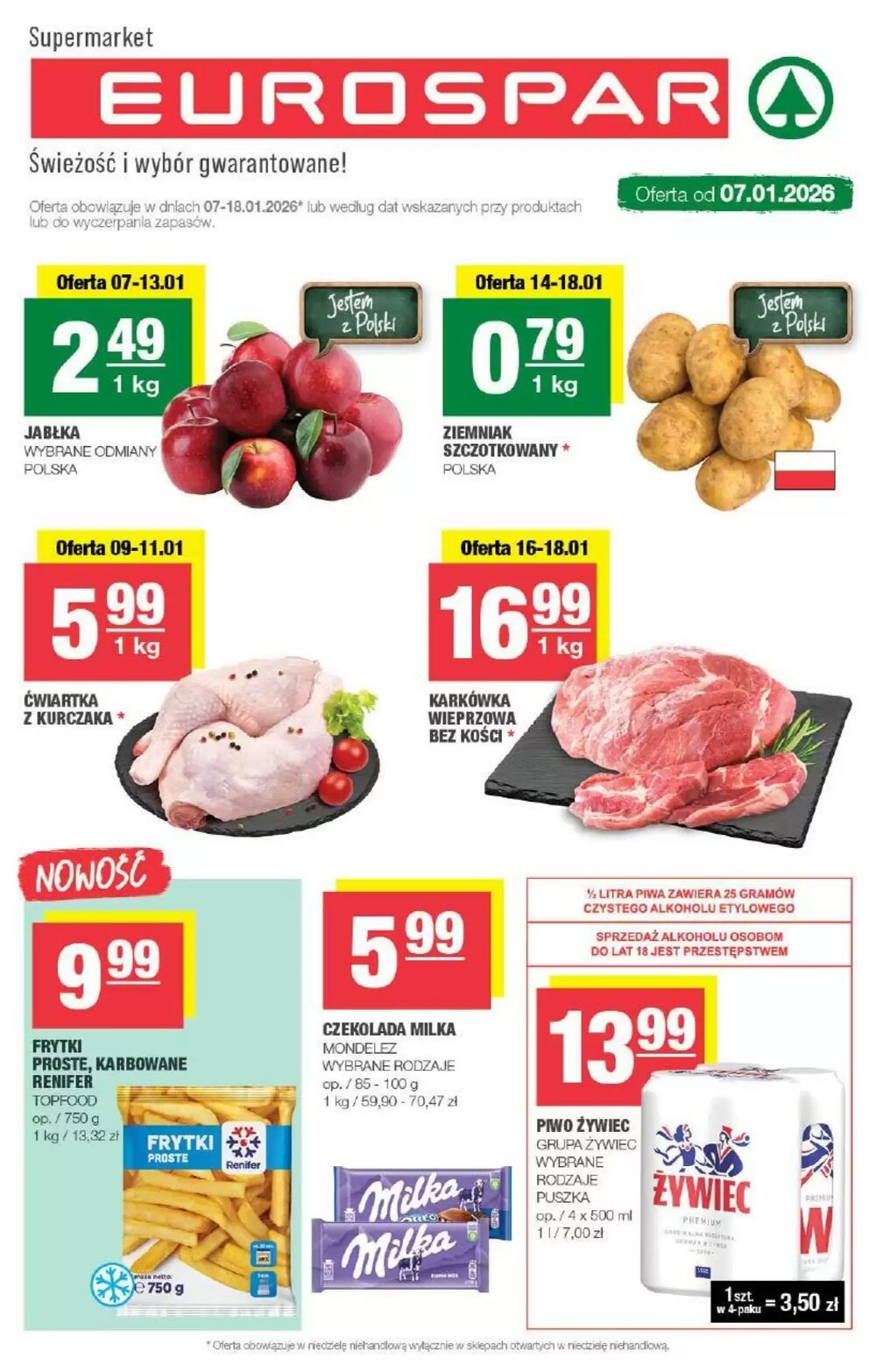 Gazetka promocyjna Spar  ważna od 07.01.2026 - Strona 1.