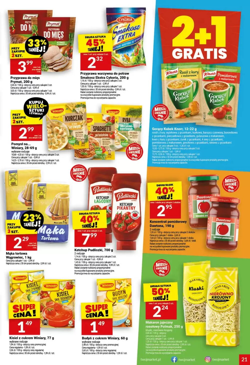 Gazetka promocyjna Twój Market  ważna od 07.01.2026 - Strona 21.