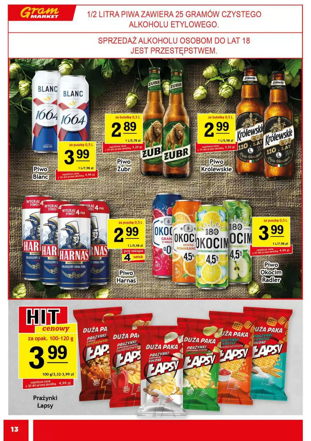 Gazetka promocyjna Gram Market  ważna od 07.01.2026 - Strona 13.