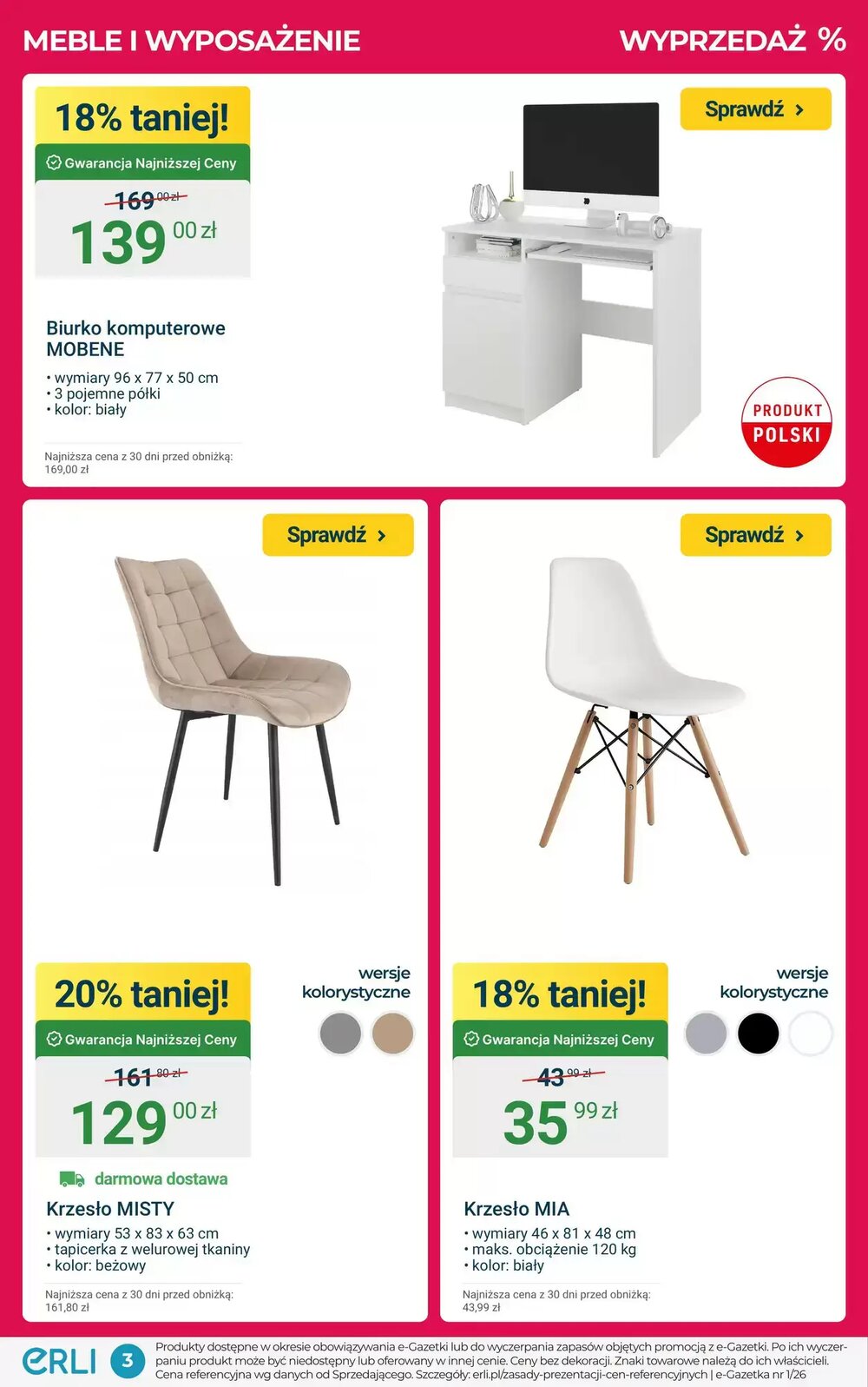 Gazetka promocyjna ERLI  ważna od 07.01.2026 - Strona 3.