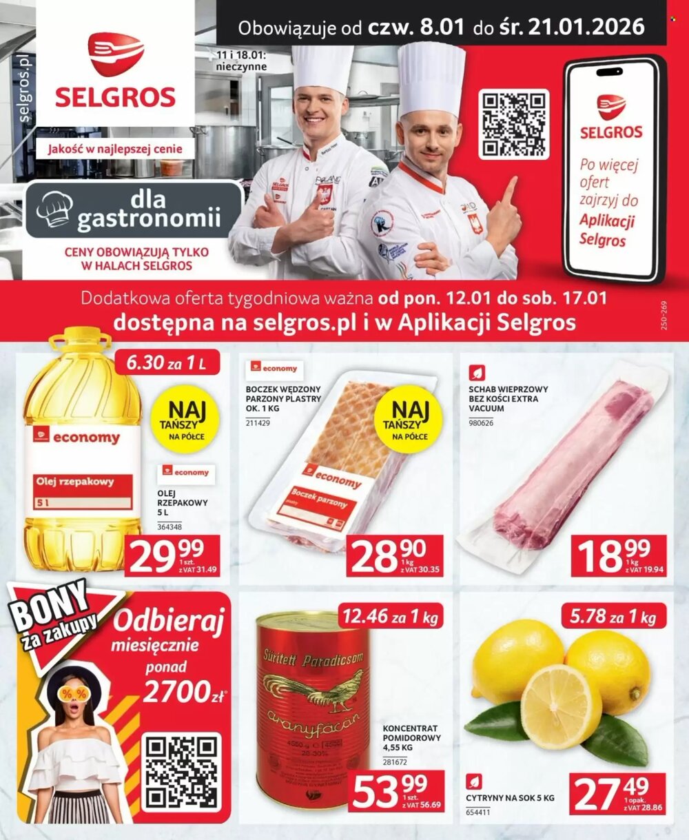 Gazetka promocyjna Selgros  ważna od 08.01.2026 - Strona 1.