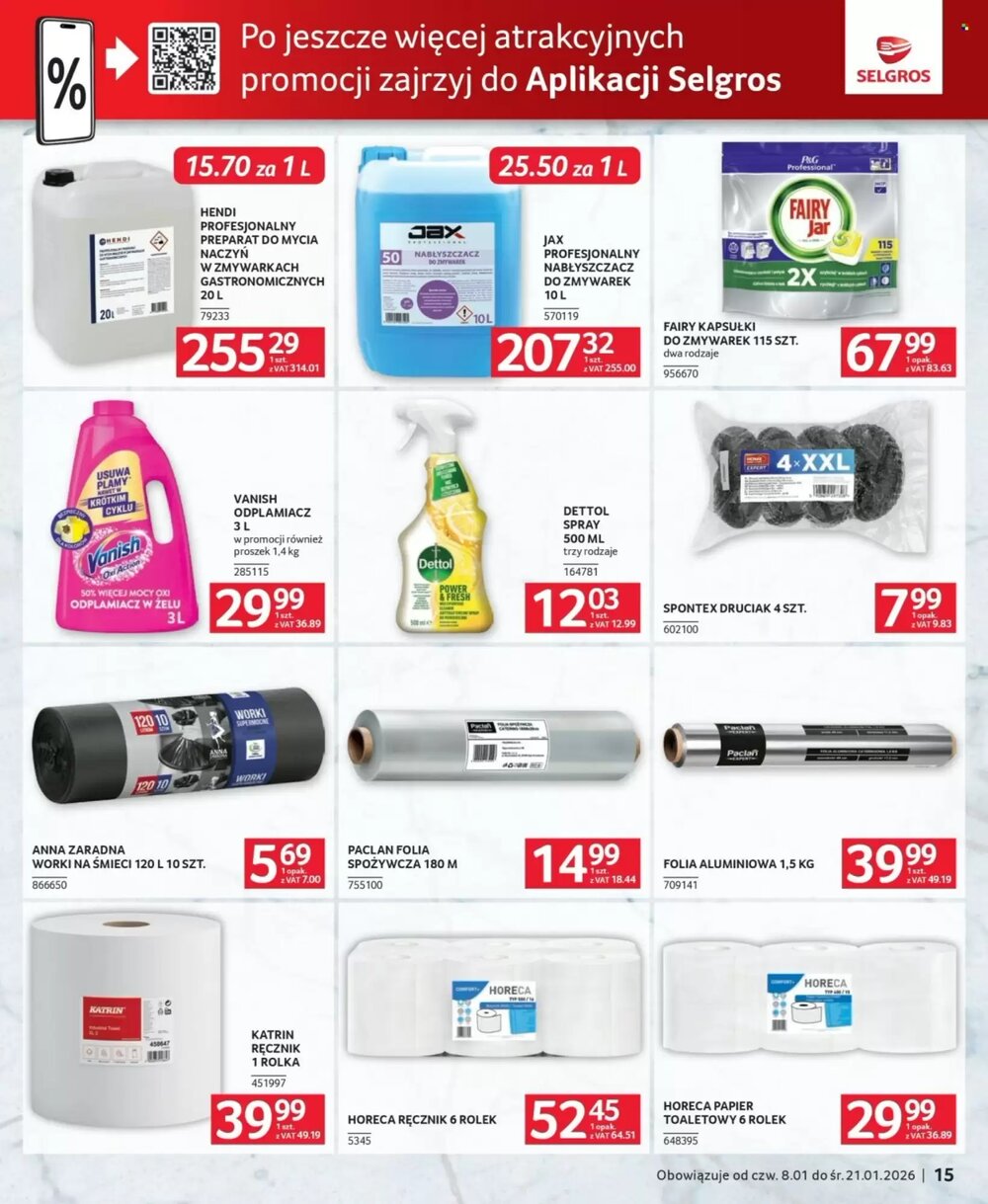 Gazetka promocyjna Selgros  ważna od 08.01.2026 - Strona 15.