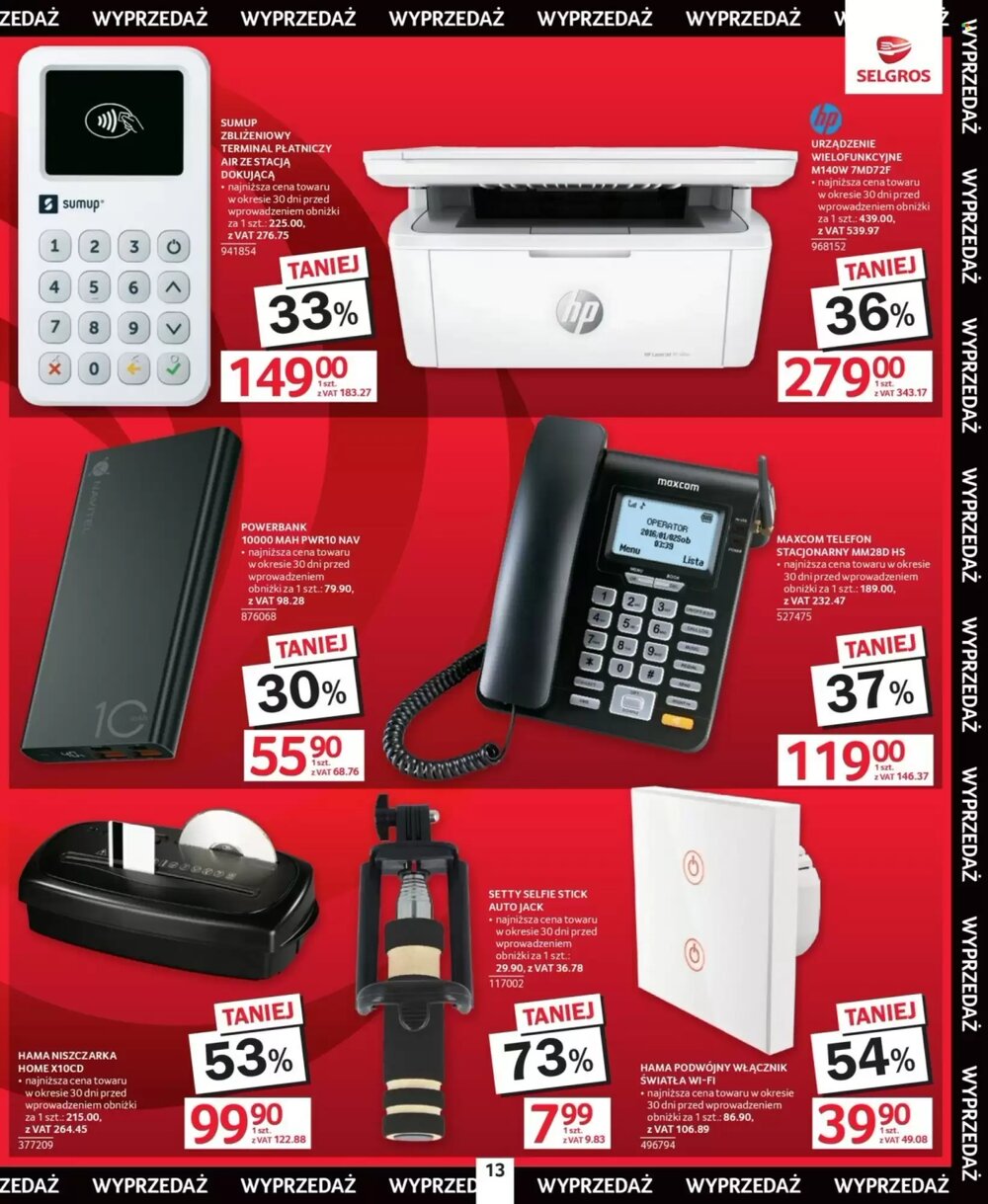 Gazetka promocyjna Selgros  ważna od 08.01.2026 - Strona 13.