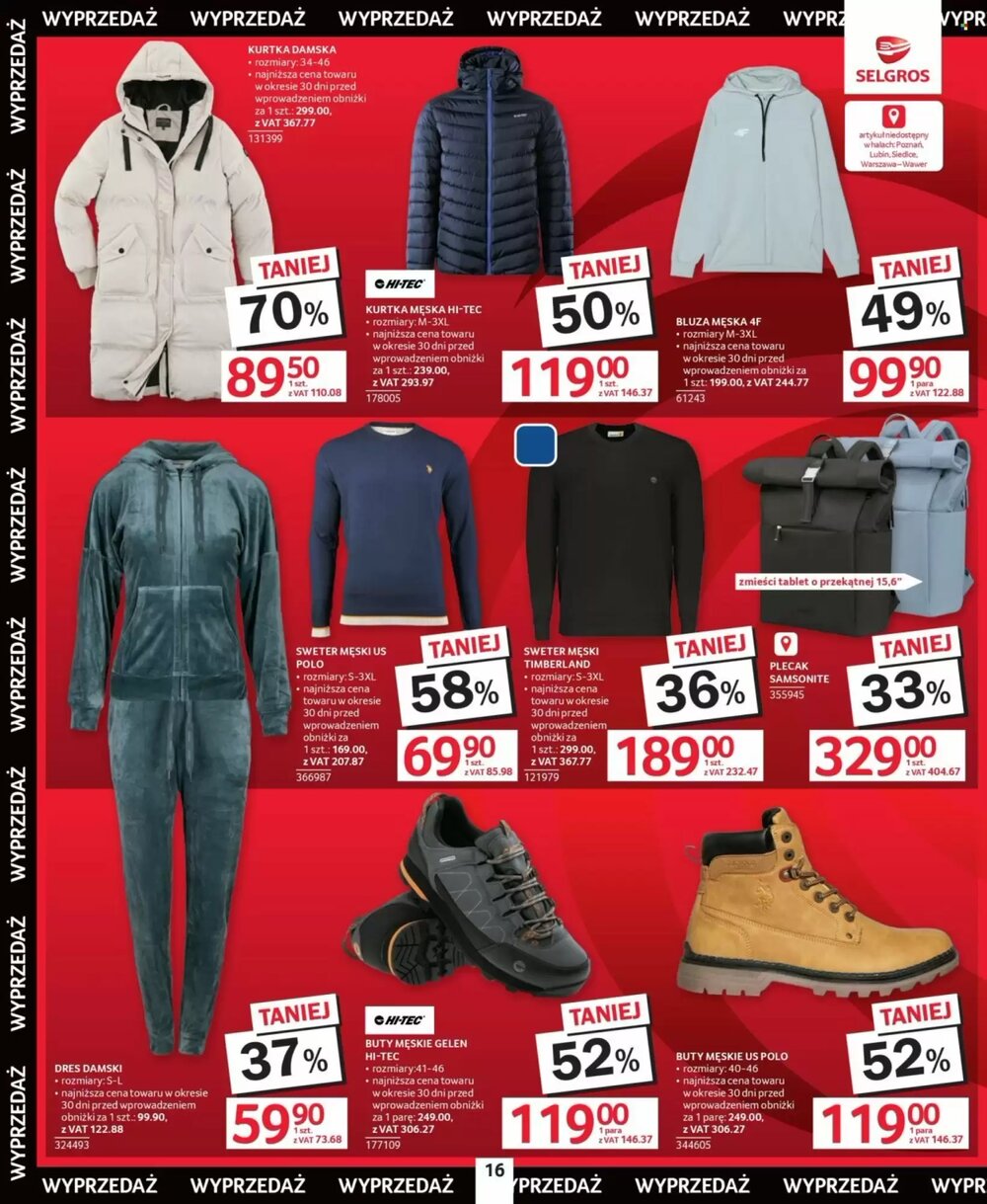 Gazetka promocyjna Selgros  ważna od 08.01.2026 - Strona 16.