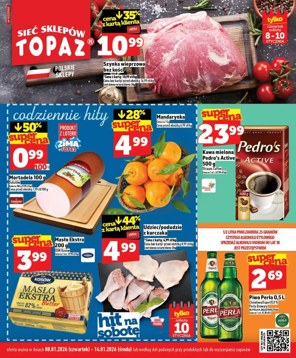 Gazetka promocyjna Topaz ważna od 08.01.2026 - Strona 1.