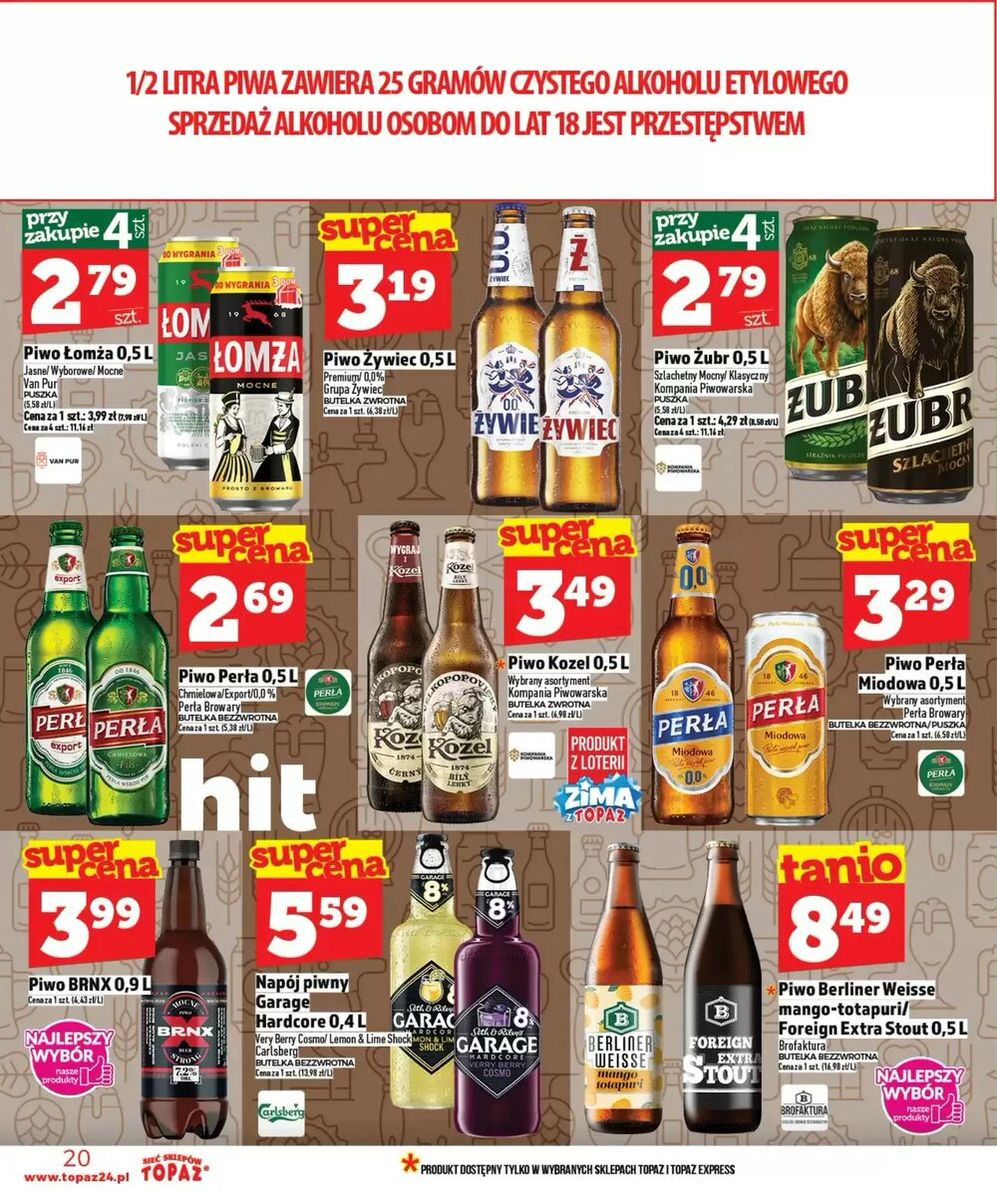 Gazetka promocyjna Topaz ważna od 08.01.2026 - Strona 20.