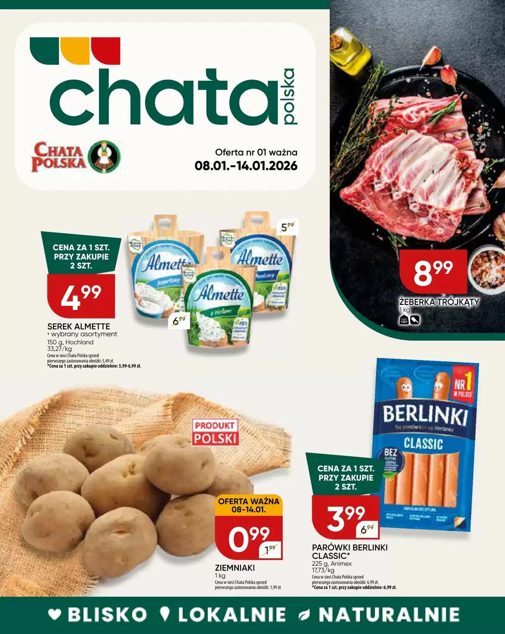 Gazetka promocyjna Chata Polska  ważna od 08.01.2026 - Strona 1.