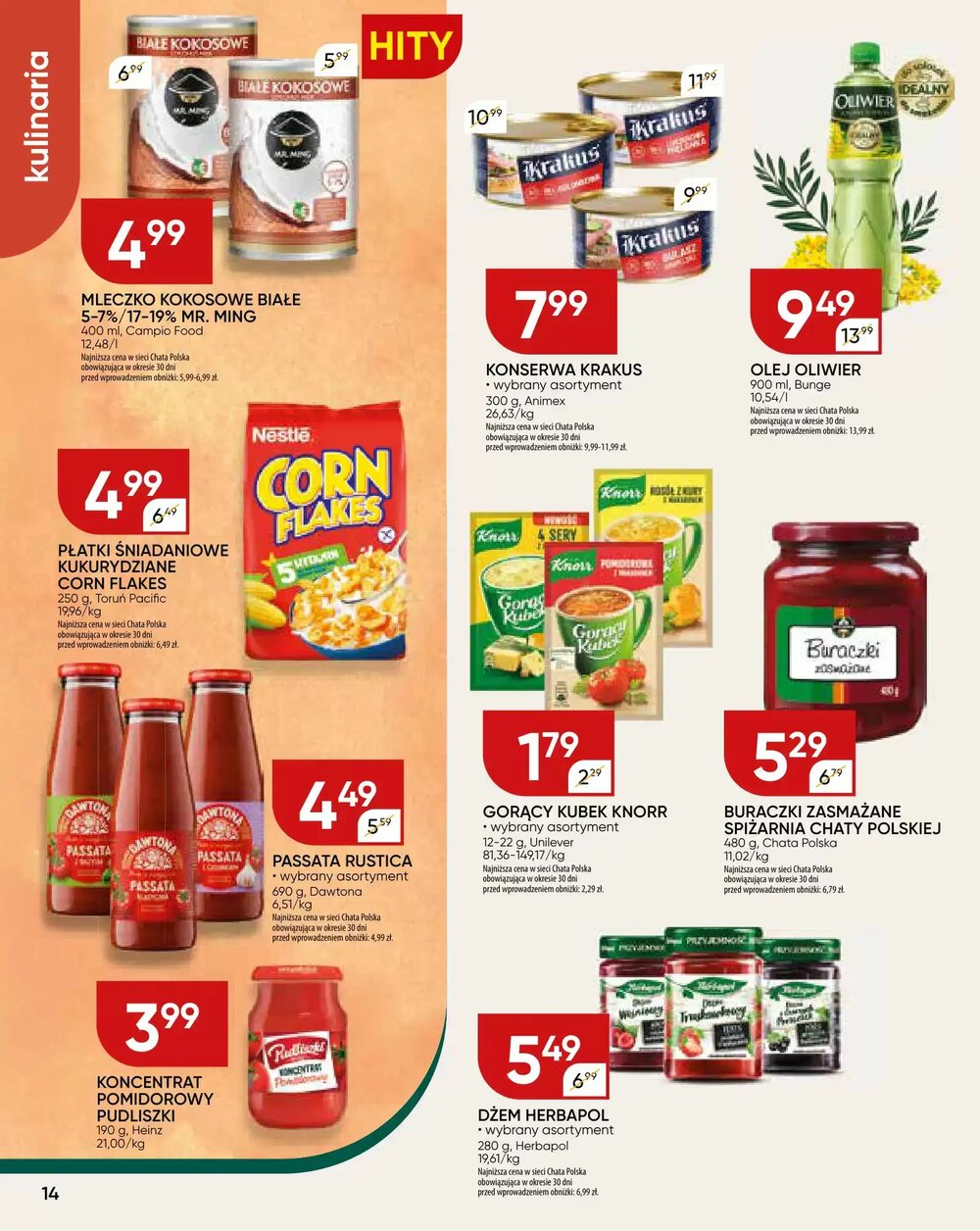 Gazetka promocyjna Chata Polska  ważna od 08.01.2026 - Strona 14.