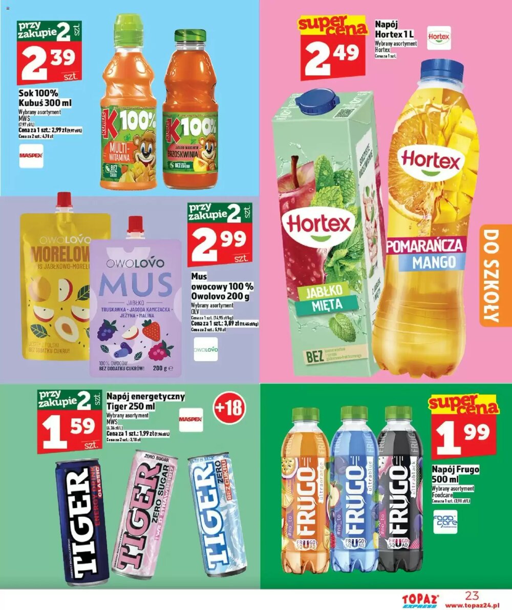 Gazetka promocyjna Topaz Express  ważna od 08.01.2026 - Strona 23.