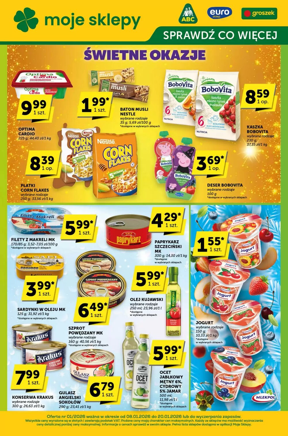 Gazetka promocyjna Groszek  ważna od 08.01.2026 - Strona 1.