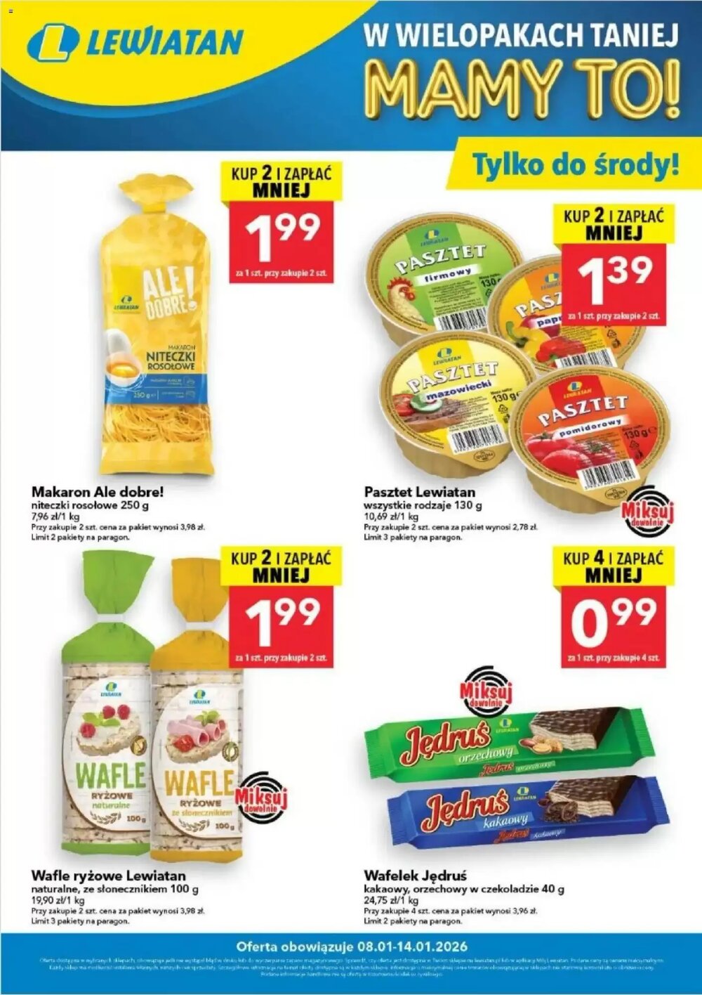 Gazetka promocyjna Lewiatan  ważna od 08.01.2026 - Strona 1.