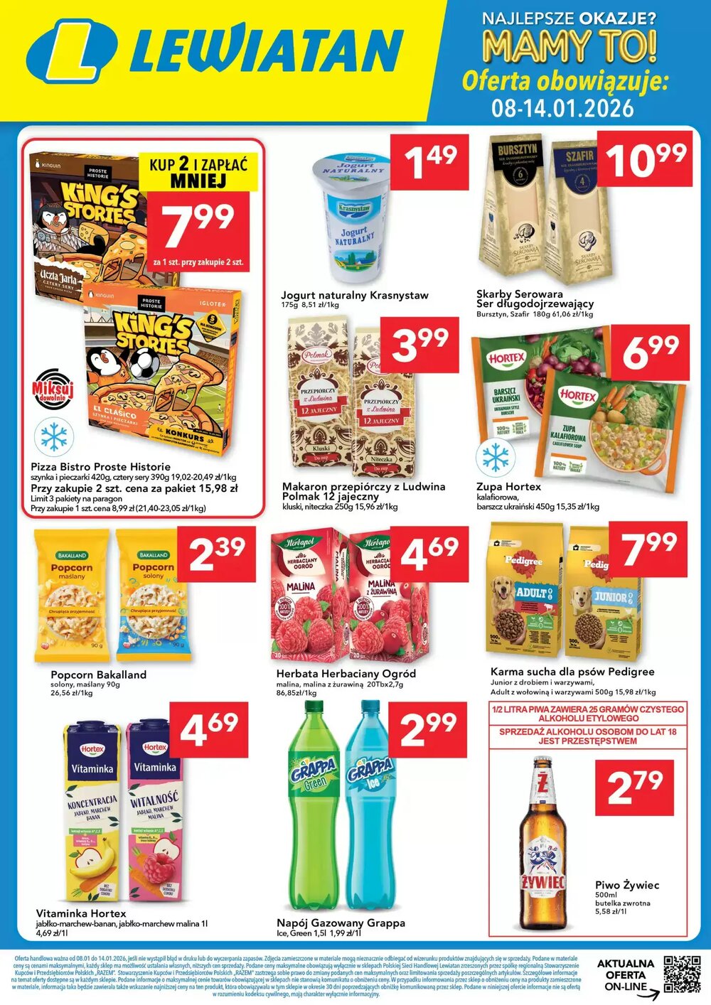 Gazetka promocyjna Lewiatan  ważna od 08.01.2026 - Strona 1.