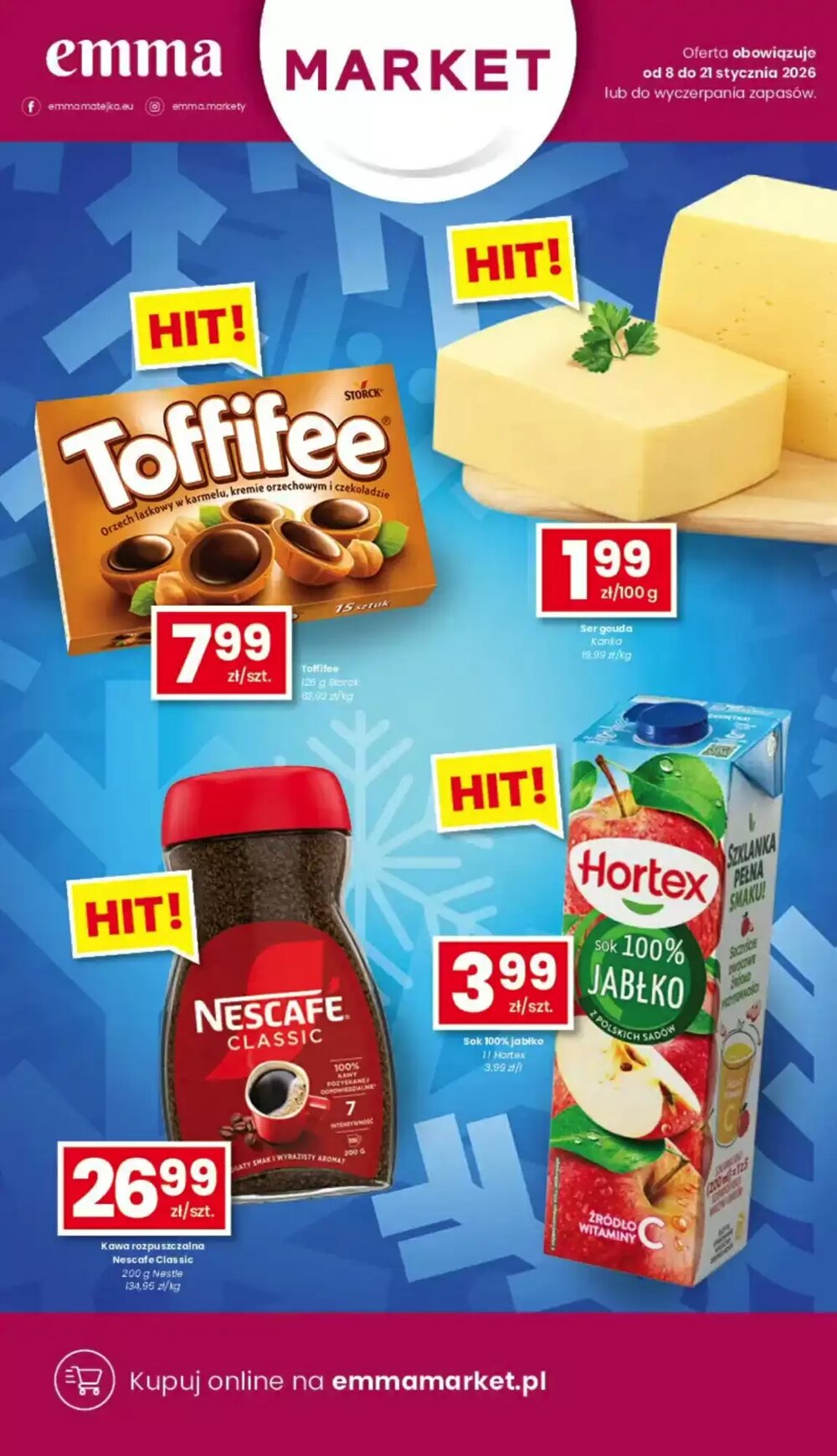 Gazetka promocyjna EMMA market  ważna od 08.01.2026 - Strona 1.