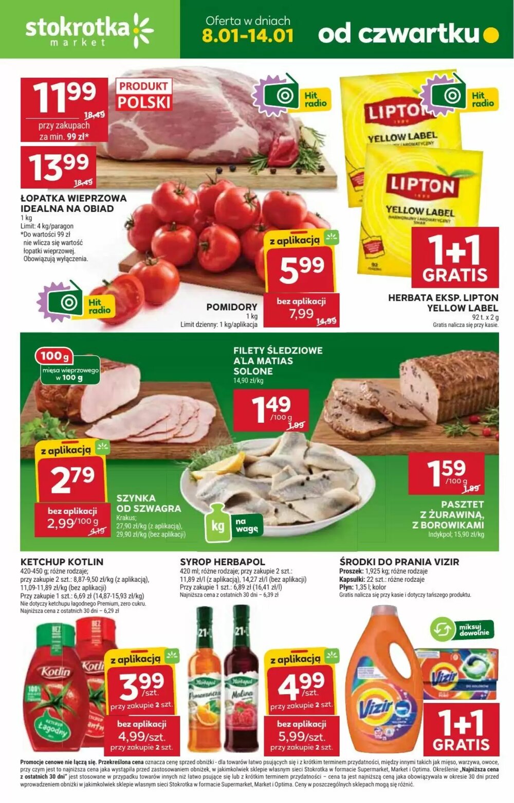 Gazetka promocyjna Stokrotka Market  ważna od 08.01.2026 - Strona 1.