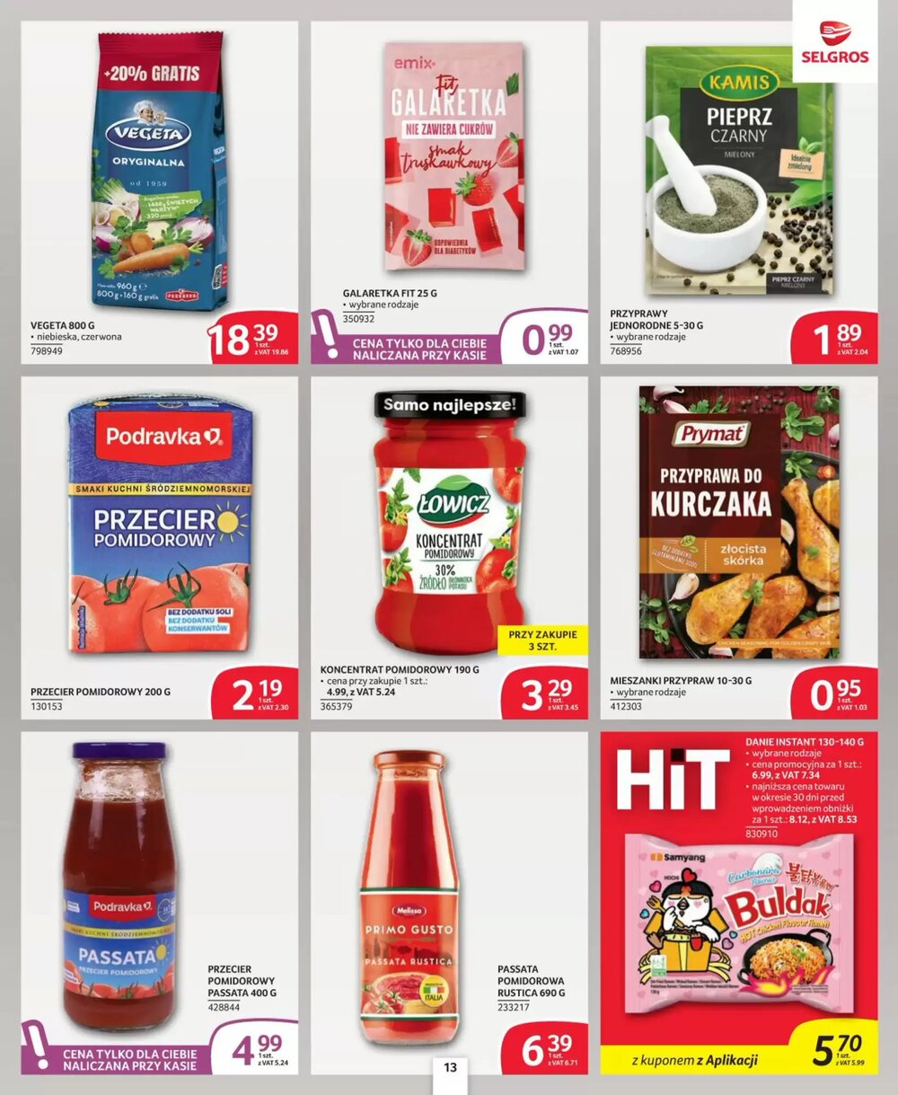 Gazetka promocyjna Selgros  ważna od 08.01.2026 - Strona 13.