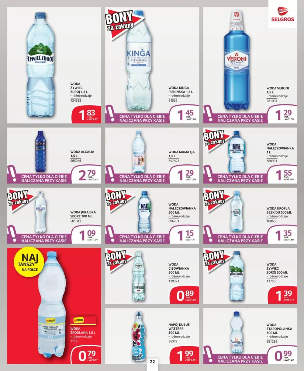 Gazetka promocyjna Selgros  ważna od 08.01.2026 - Strona 22.