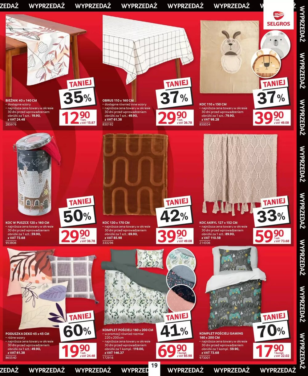 Gazetka promocyjna Selgros  ważna od 08.01.2026 - Strona 19.