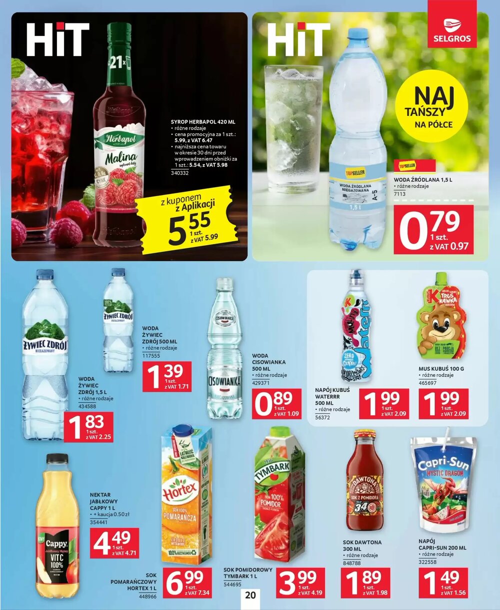 Gazetka promocyjna Selgros  ważna od 08.01.2026 - Strona 20.