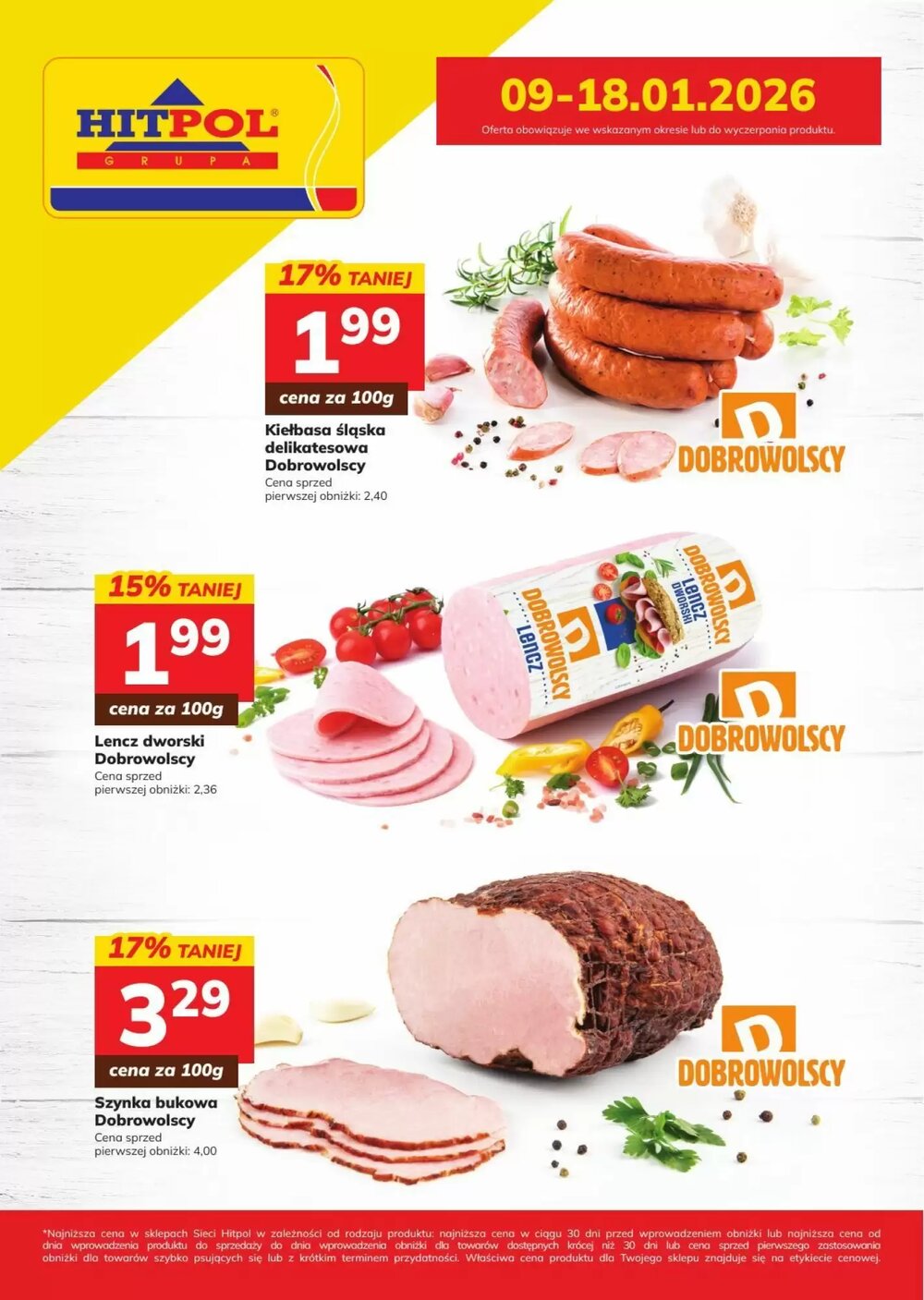 Gazetka promocyjna Hitpol  ważna od 09.01.2026 - Strona 1.