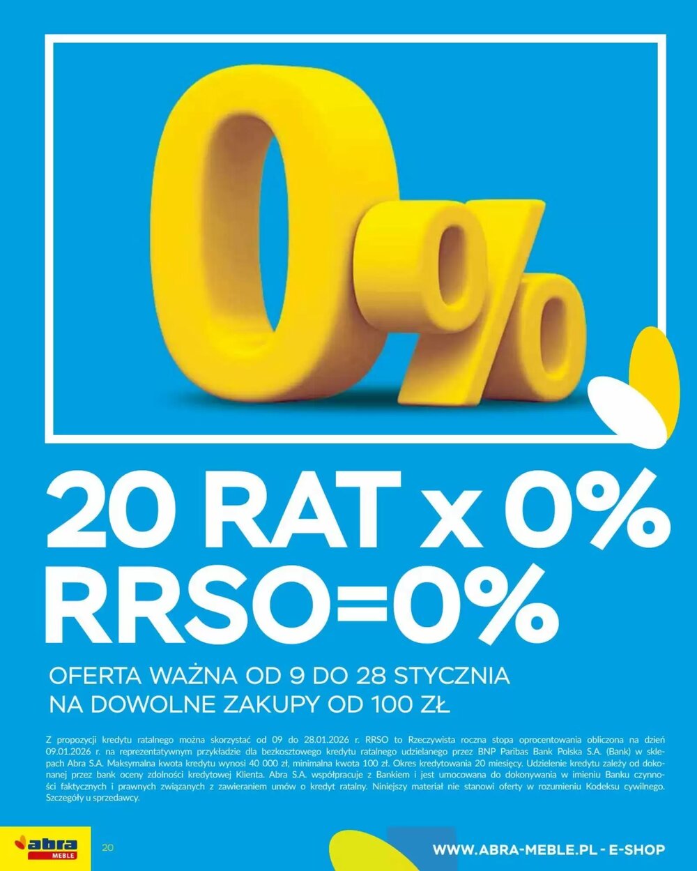Gazetka promocyjna Abra  ważna od 09.01.2026 - Strona 20.