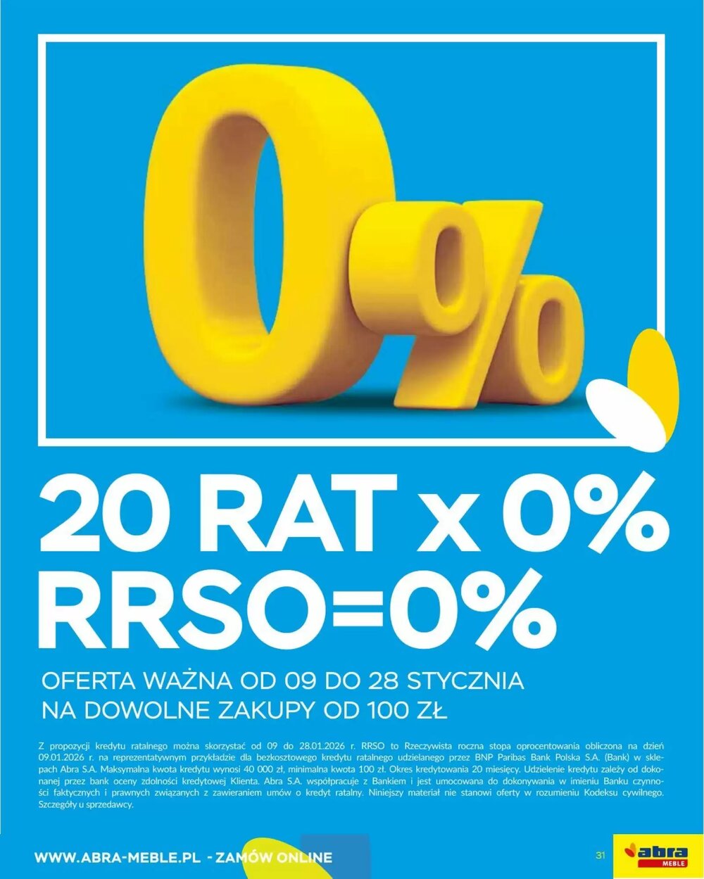 Gazetka promocyjna Abra  ważna od 09.01.2026 - Strona 31.