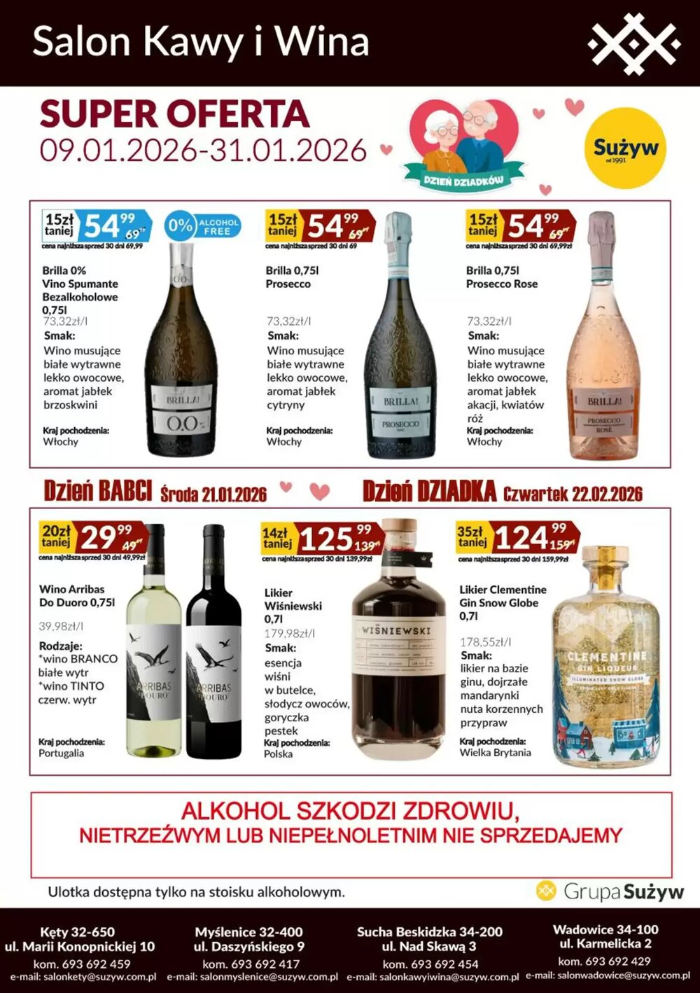 Gazetka promocyjna Sużyw  ważna od 09.01.2026 - Strona 1.