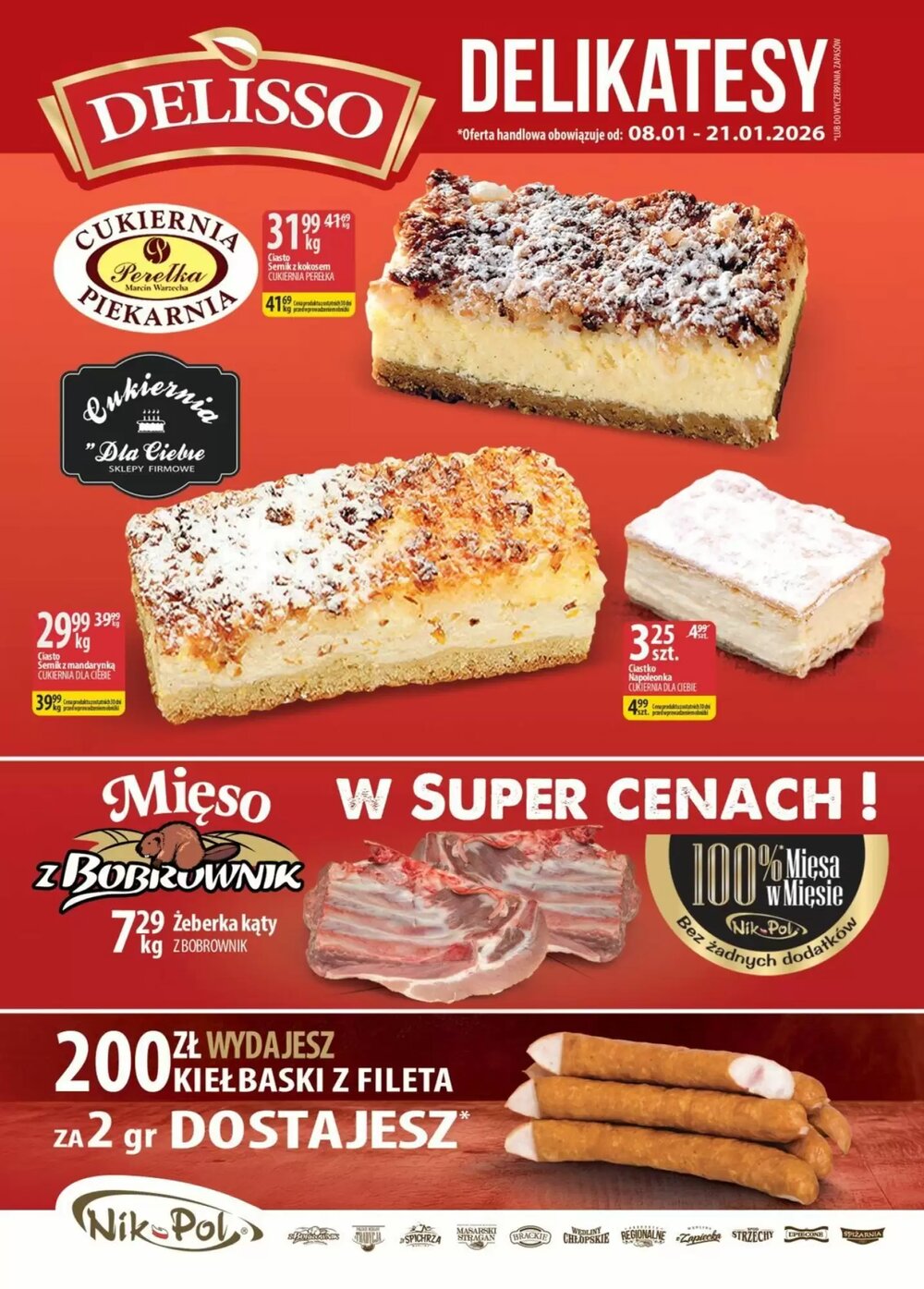 Gazetka promocyjna Delisso Delikatesy  ważna od 09.01.2026 - Strona 1.