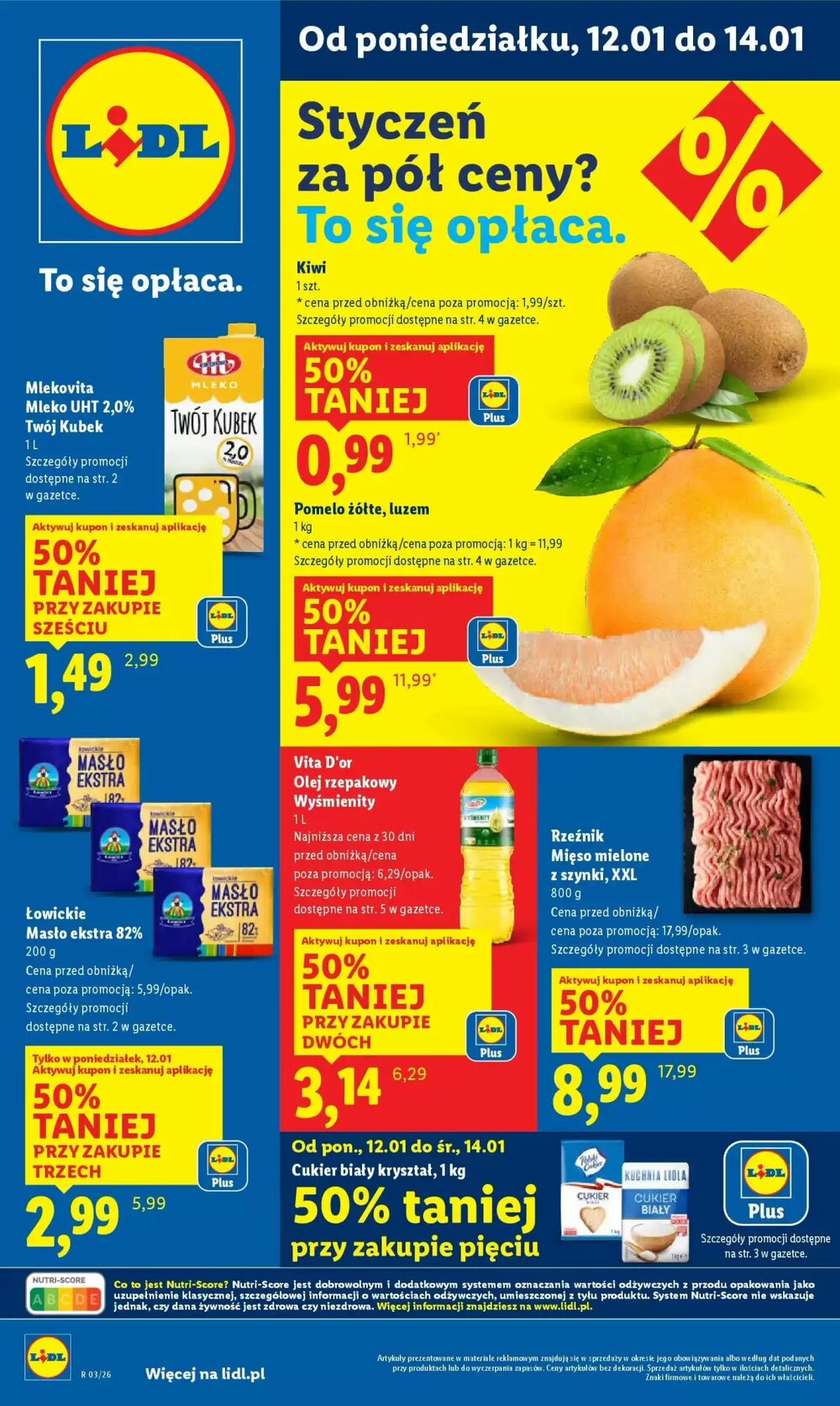 Gazetka promocyjna Lidl  ważna od 11.01.2026 - Strona 1.