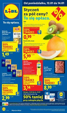 Gazetka promocyjna Lidl  ważna od 11.01.2026 - Strona 1.