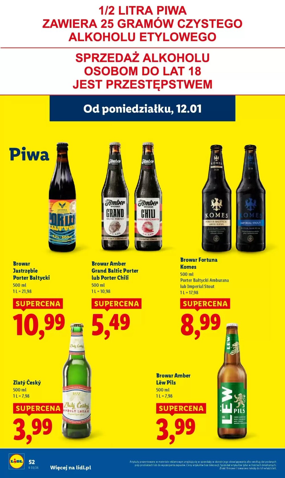Gazetka promocyjna Lidl  ważna od 11.01.2026 - Strona 52.