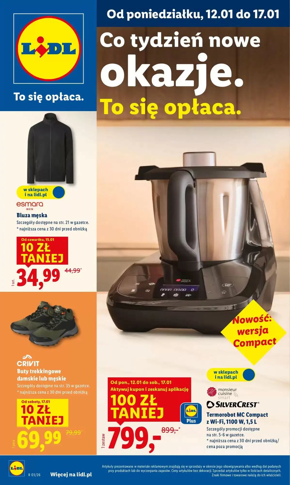 Gazetka promocyjna Lidl  ważna od 12.01.2026 - Strona 1.