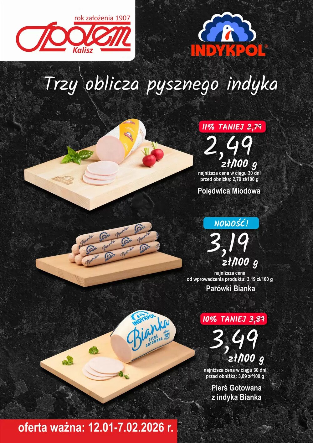 Gazetka promocyjna Społem  ważna od 12.01.2026 - Strona 1.