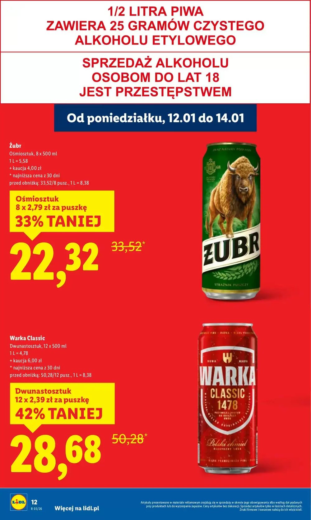 Gazetka promocyjna Lidl  ważna od 12.01.2026 - Strona 12.