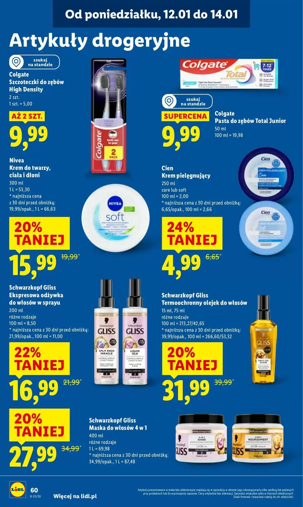 Gazetka promocyjna Lidl  ważna od 12.01.2026 - Strona 60.