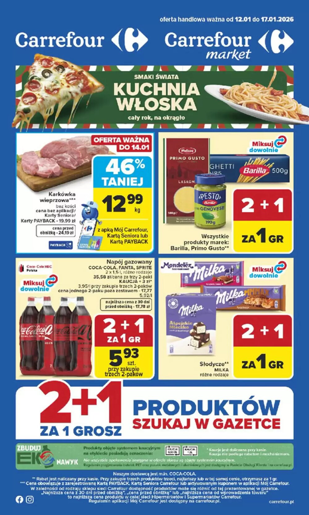 Gazetka promocyjna Carrefour  ważna od 12.01.2026 - Strona 1.