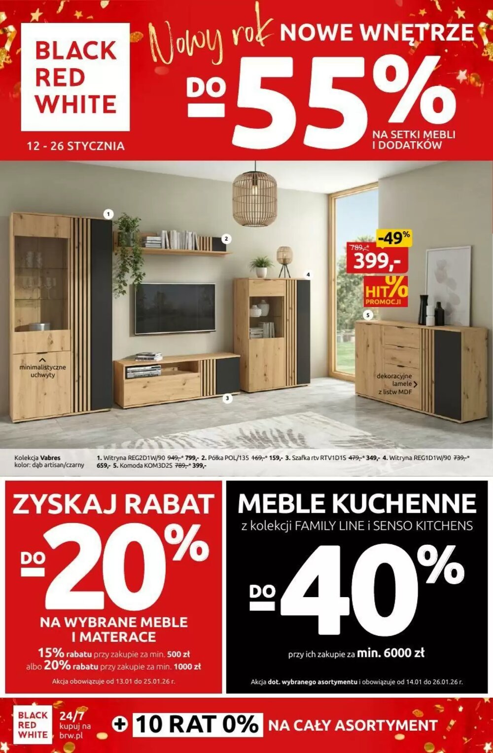 Gazetka promocyjna Black Red White  ważna od 12.01.2026 - Strona 1.