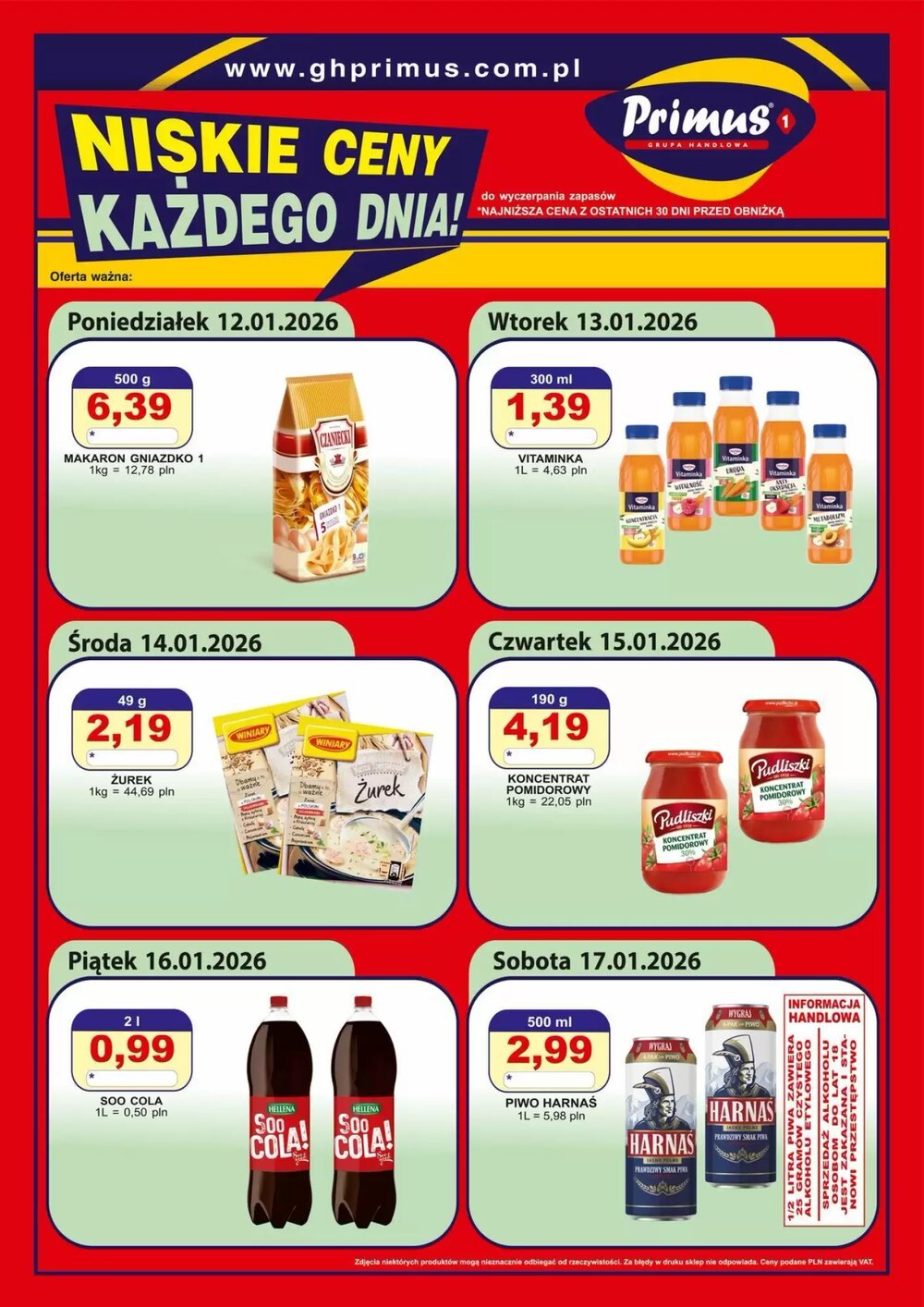 Gazetka promocyjna Primus  ważna od 12.01.2026 - Strona 1.
