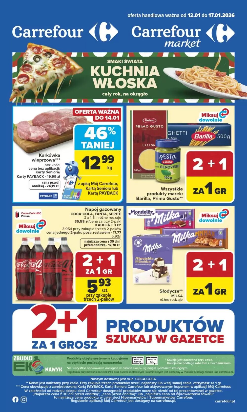 Gazetka promocyjna Carrefour Market  ważna od 12.01.2026 - Strona 1.