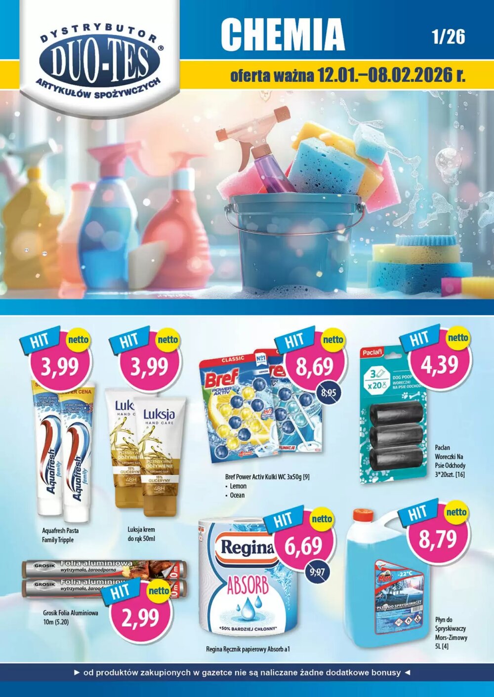 Gazetka promocyjna DUO-TES  ważna od 12.01.2026 - Strona 1.