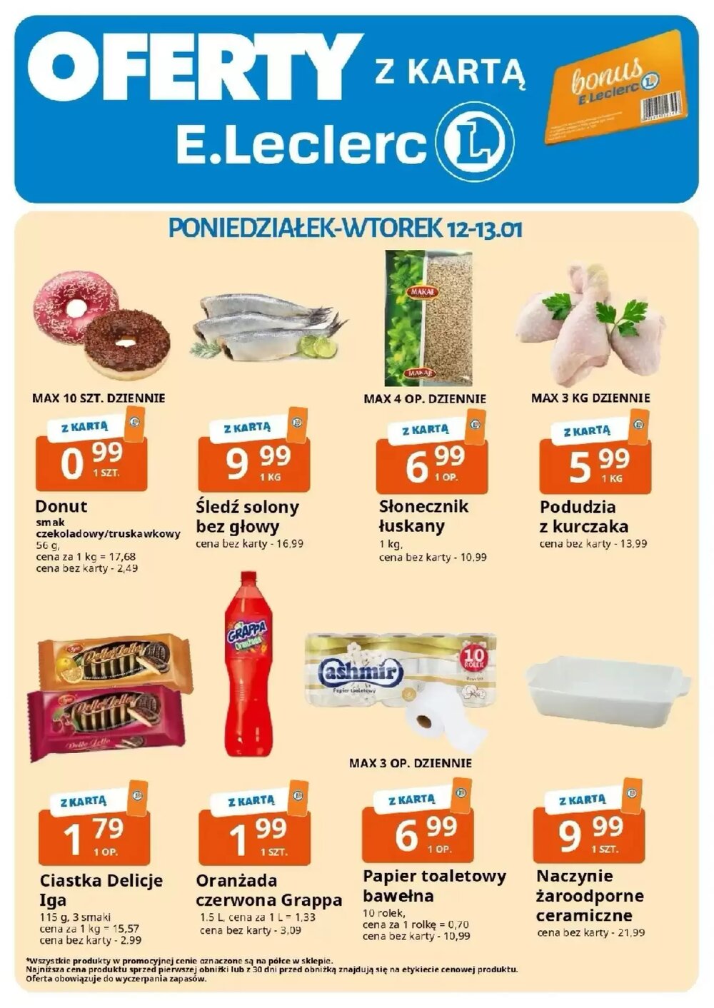 Gazetka promocyjna E.Leclerc  ważna od 12.01.2026 - Strona 1.