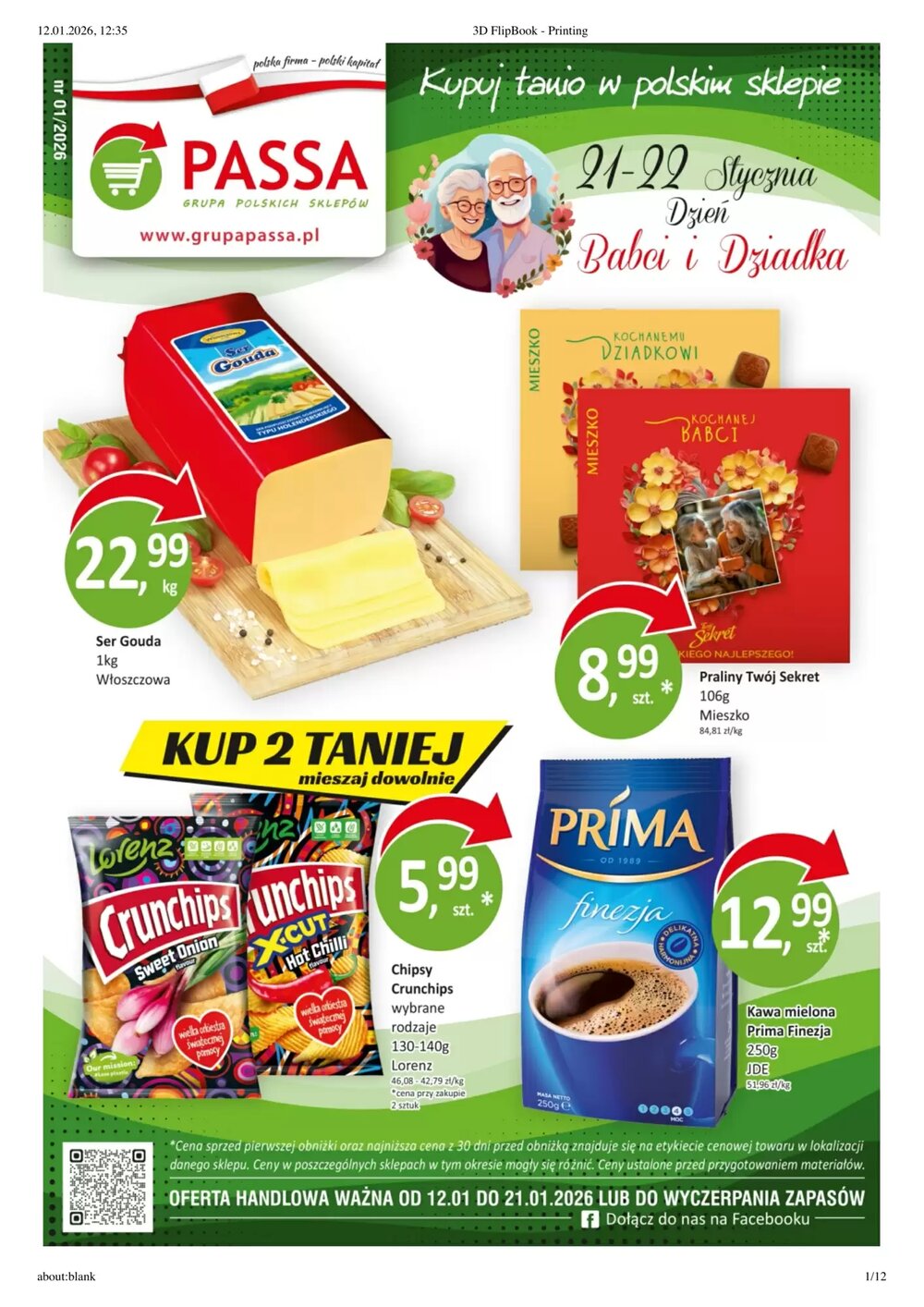 Gazetka promocyjna Market Point  ważna od 12.01.2026 - Strona 1.