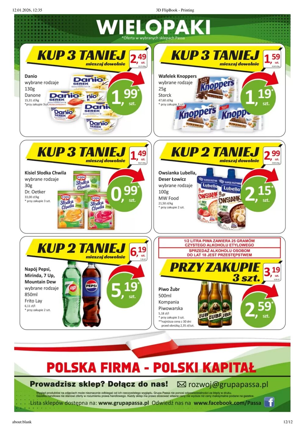Gazetka promocyjna Market Point  ważna od 12.01.2026 - Strona 12.