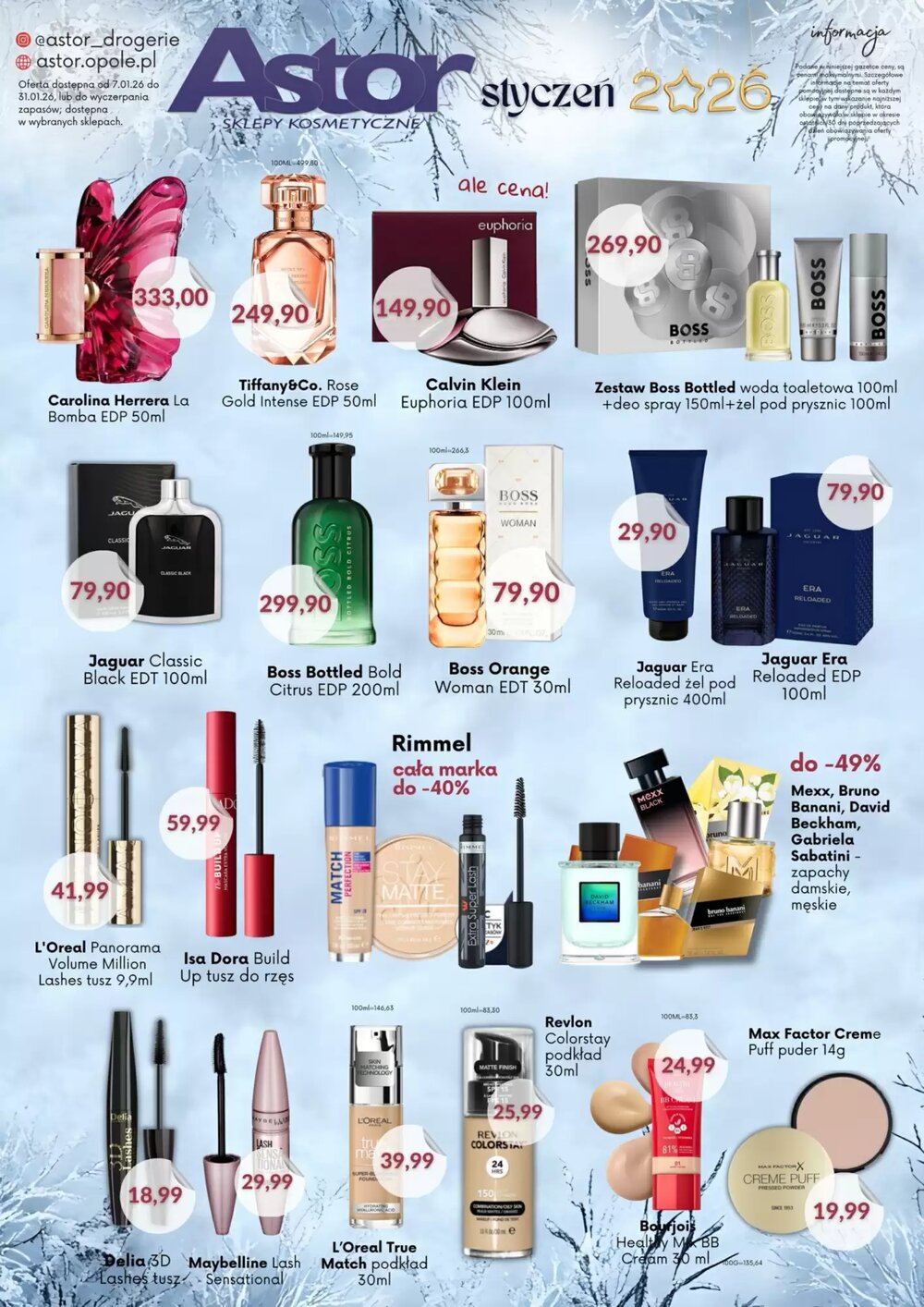 Gazetka promocyjna Astor  ważna od 12.01.2026 - Strona 1.