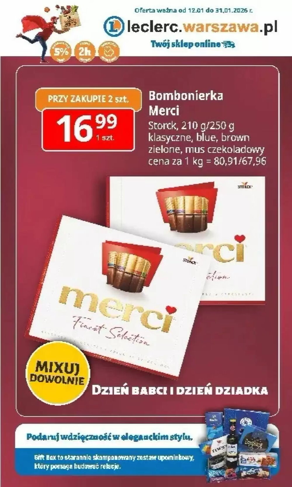 Gazetka promocyjna E.Leclerc  ważna od 12.01.2026 - Strona 1.