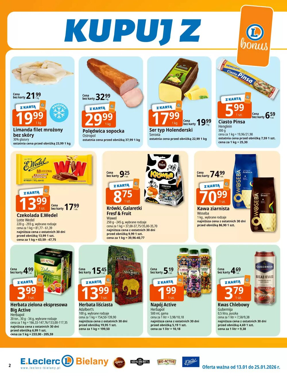 Gazetka promocyjna E.Leclerc  ważna od 13.01.2026 - Strona 2.