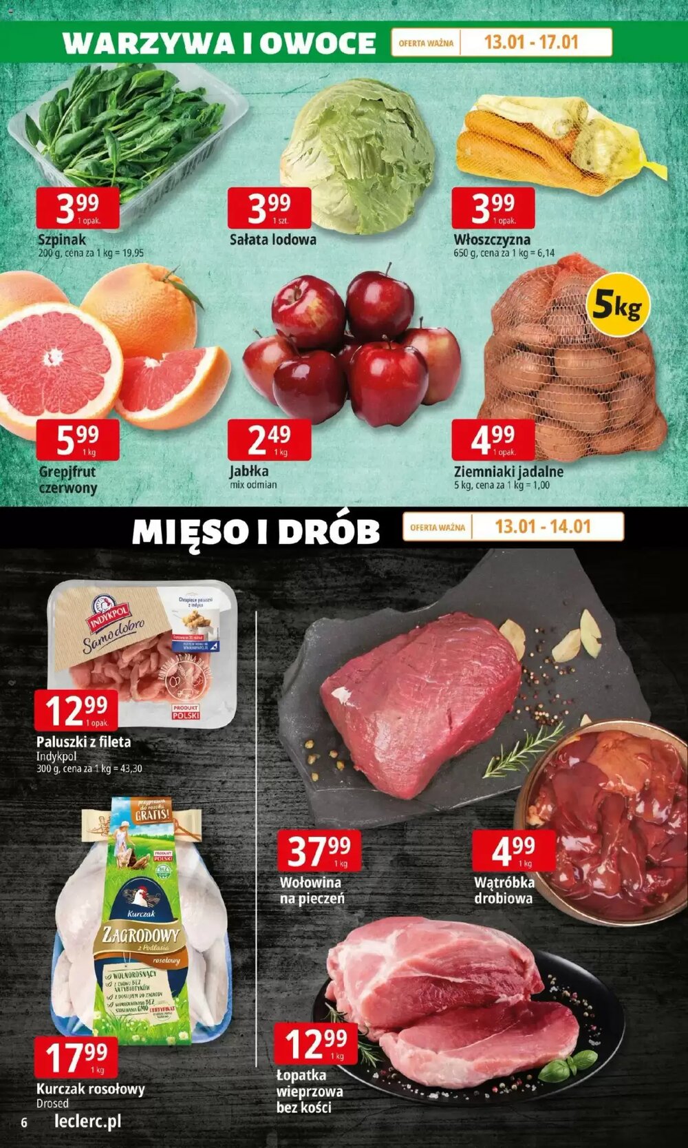 Gazetka promocyjna E.Leclerc  ważna od 13.01.2026 - Strona 6.