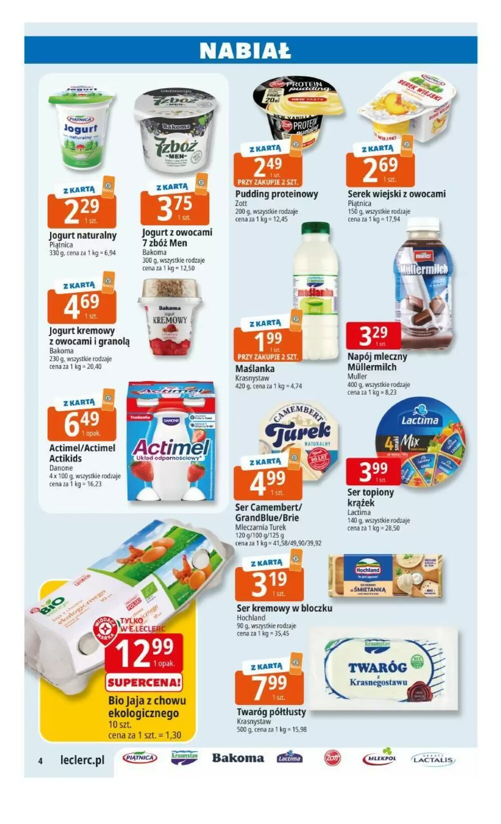 Gazetka promocyjna E.Leclerc  ważna od 13.01.2026 - Strona 4.